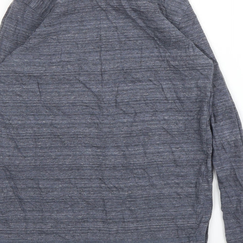 F&F Boys Blue  Cotton Basic T-Shirt Size 8 Years Round Neck