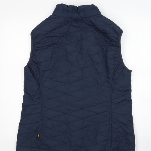 Jack Wolfskin Womens Blue   Gilet Jacket Size L  Zip