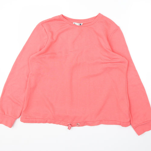 George Womens Pink Round Neck  Viscose Pullover Jumper Size 12