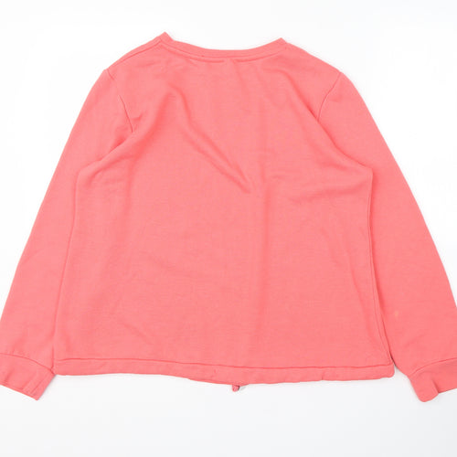 George Womens Pink Round Neck  Viscose Pullover Jumper Size 12