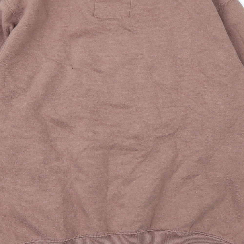 Tokyo Laundry Womens Brown Round Neck  Cotton Pullover Jumper Size 14
