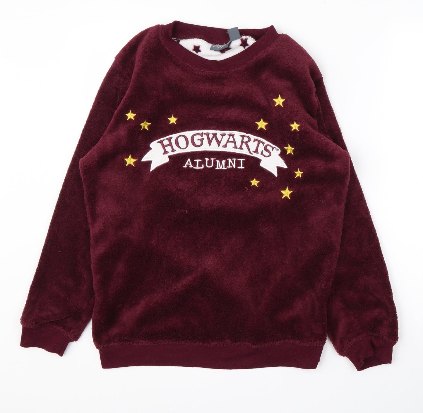 Primark Womens Purple Round Neck  Polyester Pullover Jumper Size M   - Harry Potter, PJ top