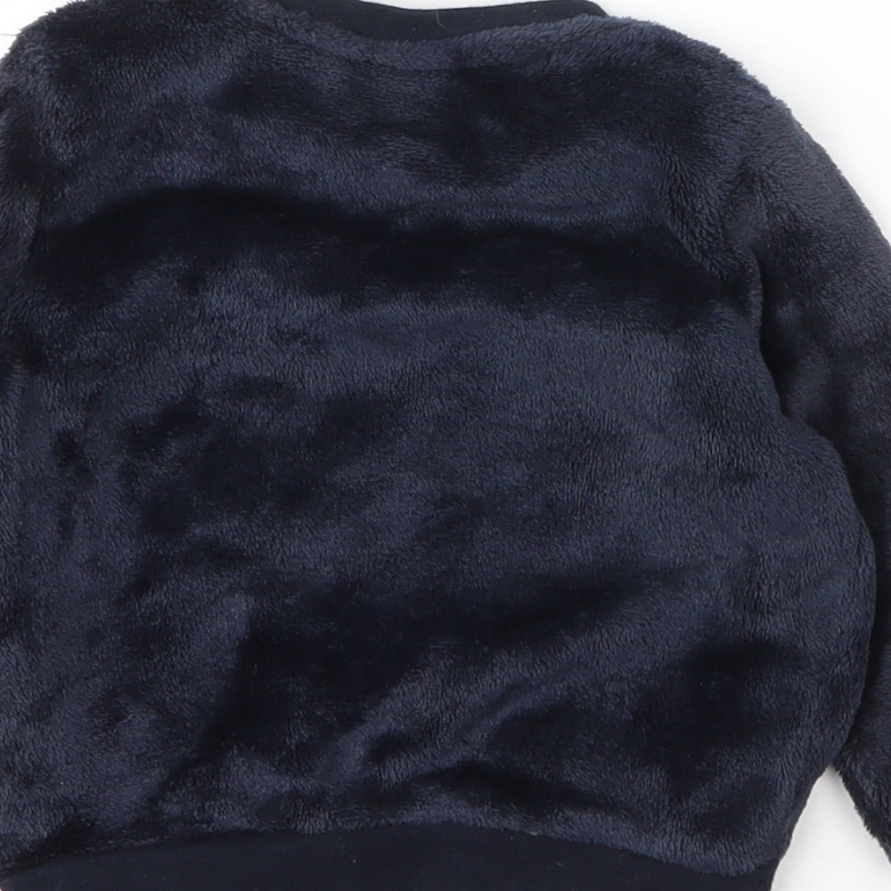 Lupilu Baby Blue  Polyester Pullover Jumper Size 12-18 Months   - Dinosaur