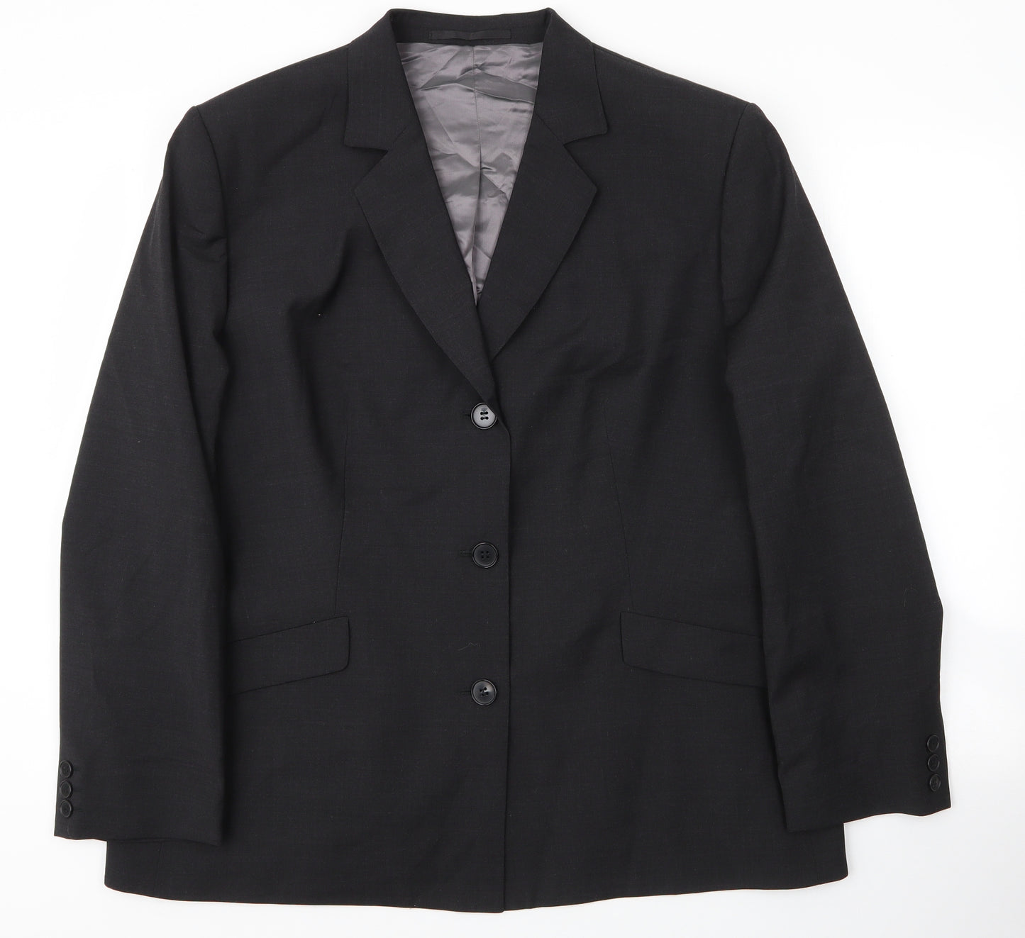 Wardrobes Mens Grey  Polyester Jacket Suit Jacket Size 48