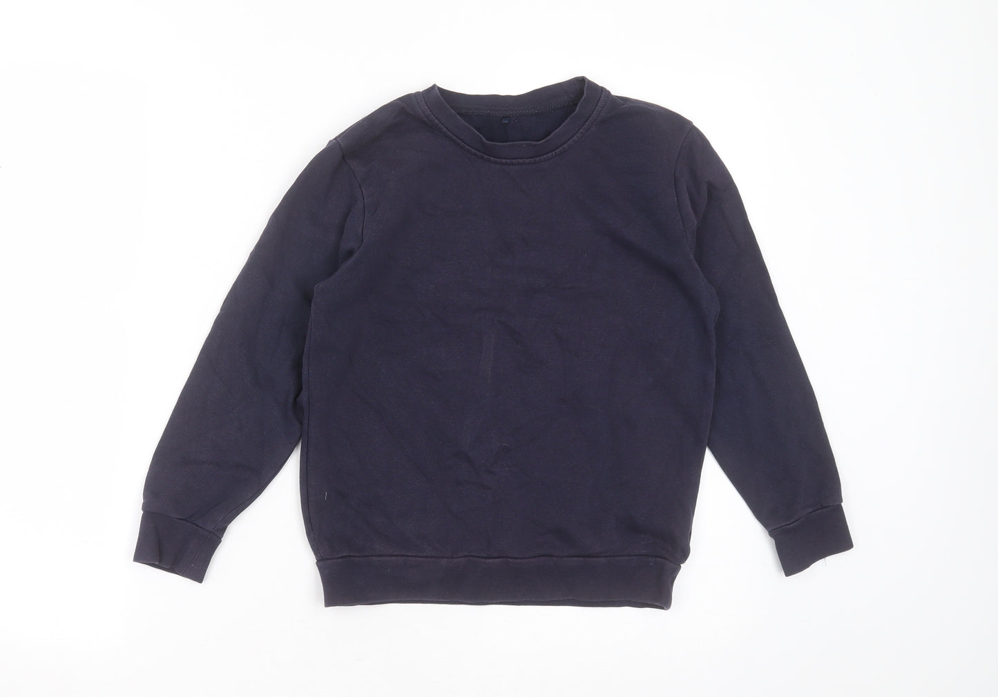 George Boys Blue  Cotton Pullover Sweatshirt Size 8-9 Years   - school