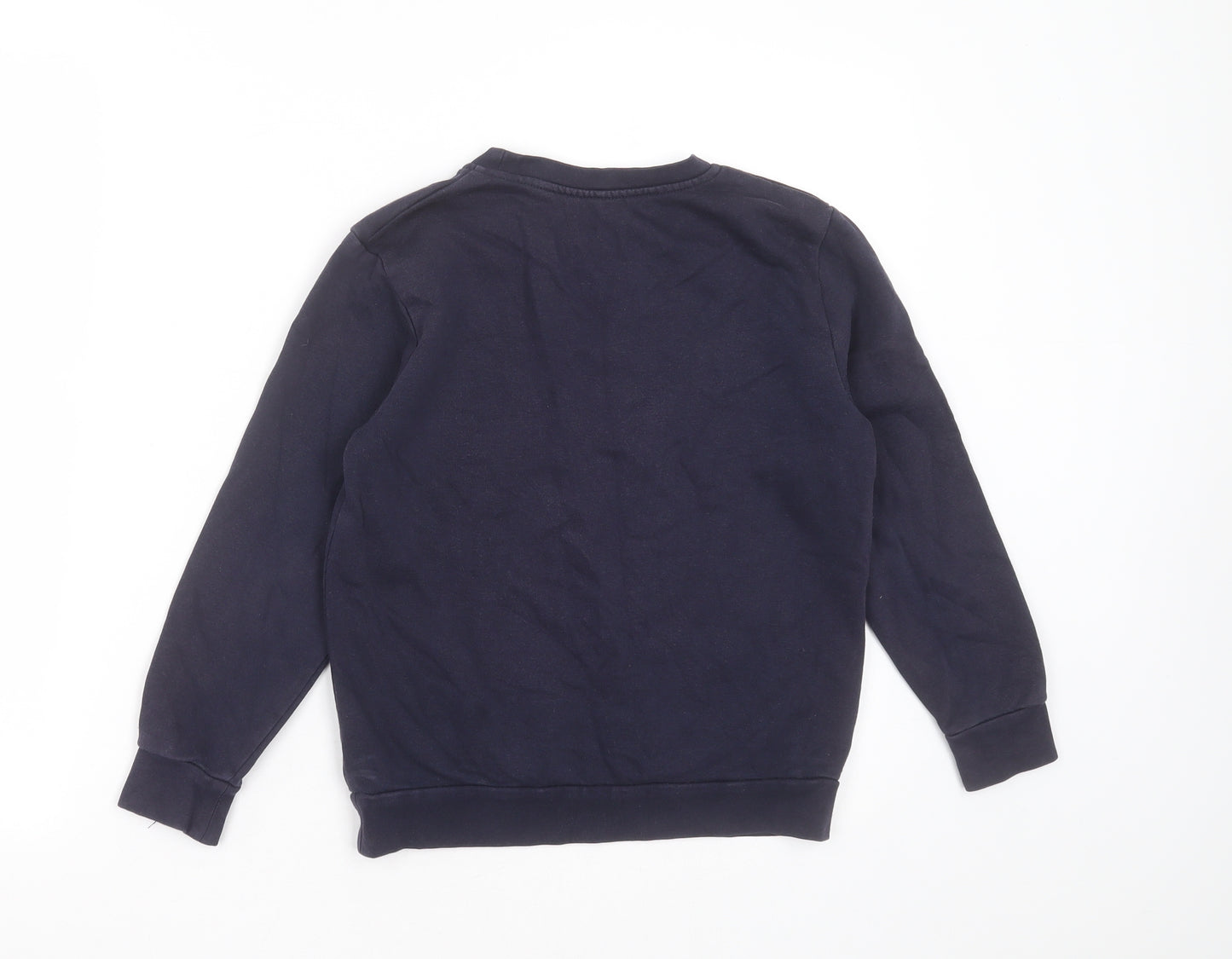 George Boys Blue  Cotton Pullover Sweatshirt Size 8-9 Years   - school