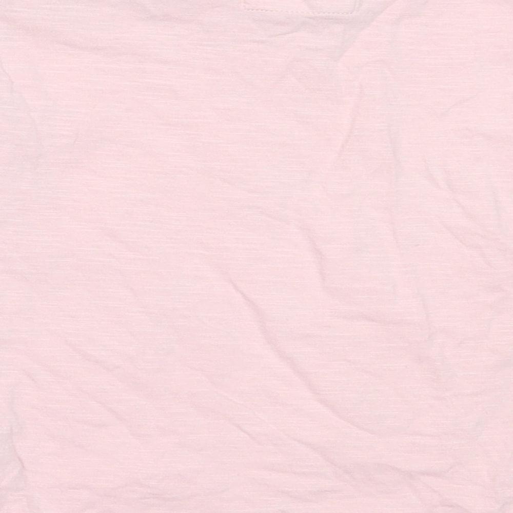 TU Girls Pink  Cotton Basic T-Shirt Size 4-5 Years Round Neck