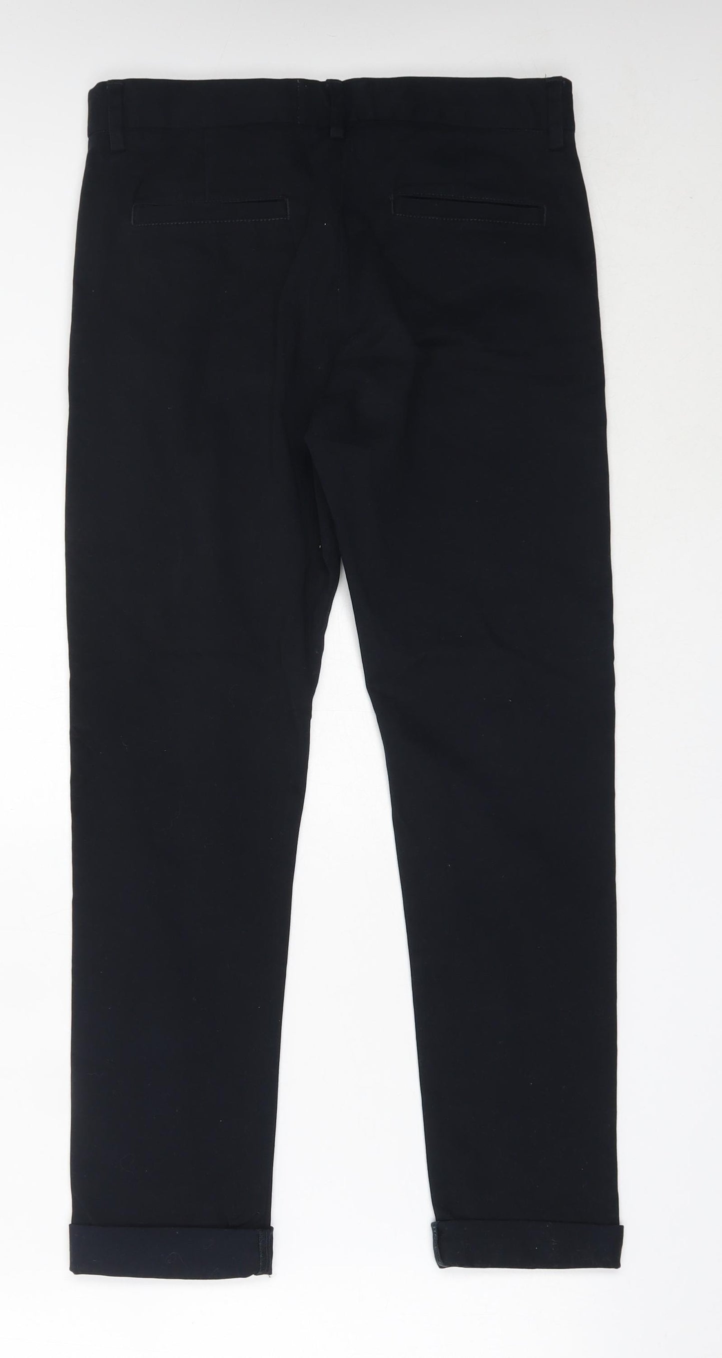 NEXT Boys Blue  Cotton Chino Trousers Size 12 Years  Regular
