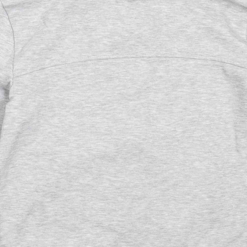 LA Gear Womens Grey  Cotton Full Zip Sweatshirt Size 12