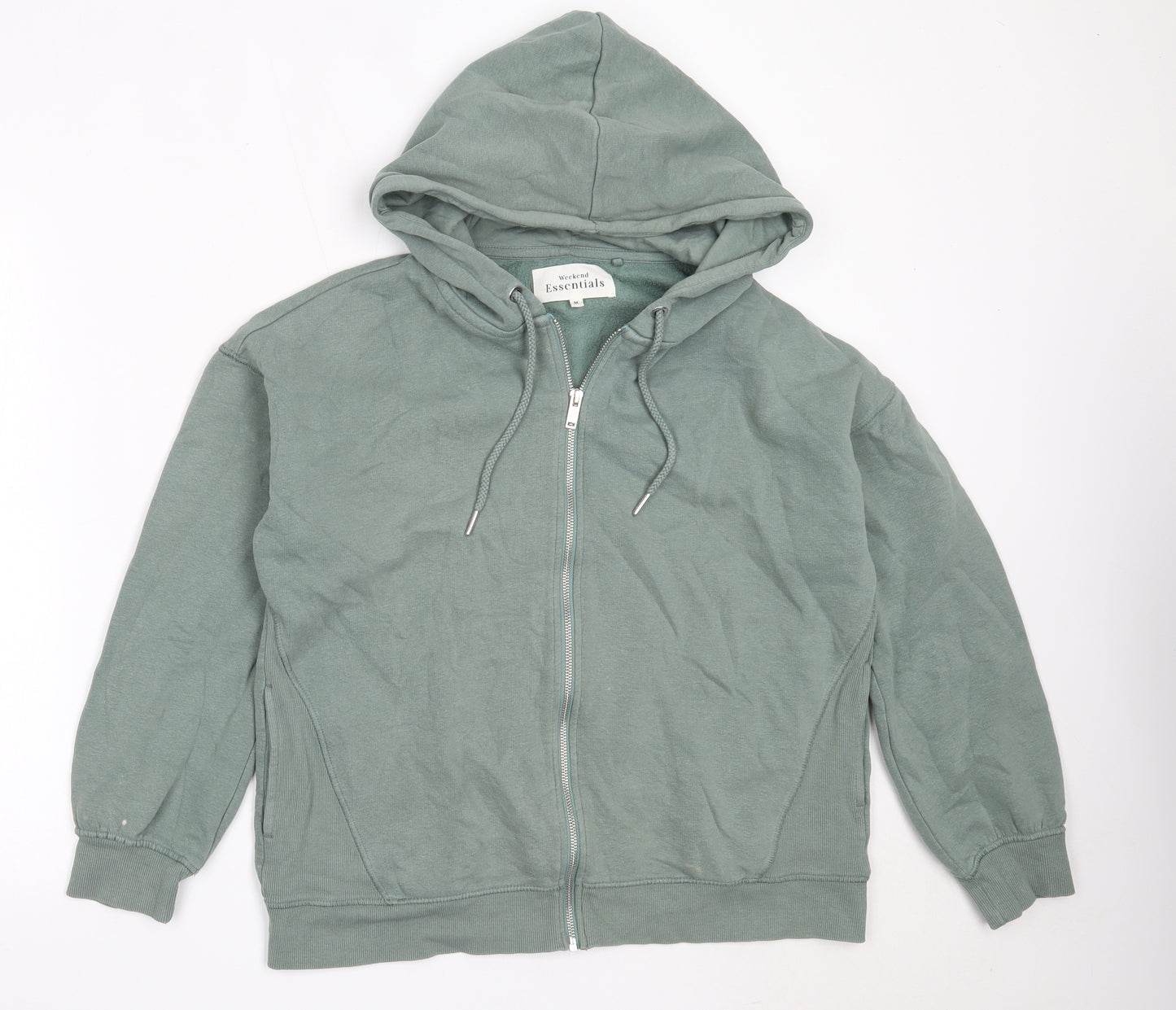 NEXT Womens Green  Cotton Full Zip Hoodie Size 14