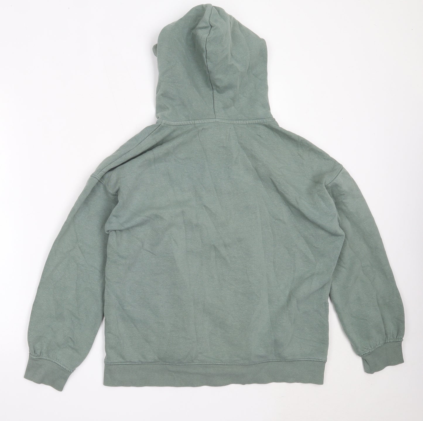 NEXT Womens Green  Cotton Full Zip Hoodie Size 14
