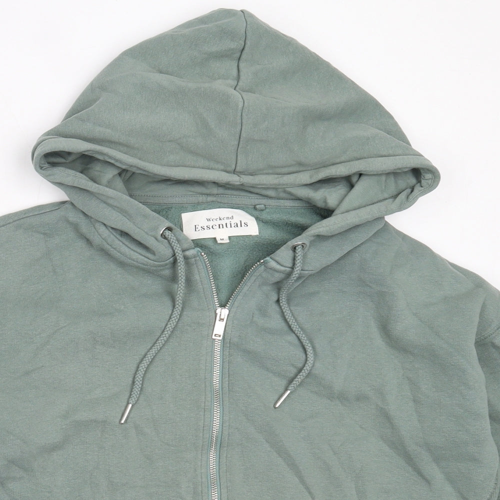 NEXT Womens Green  Cotton Full Zip Hoodie Size 14