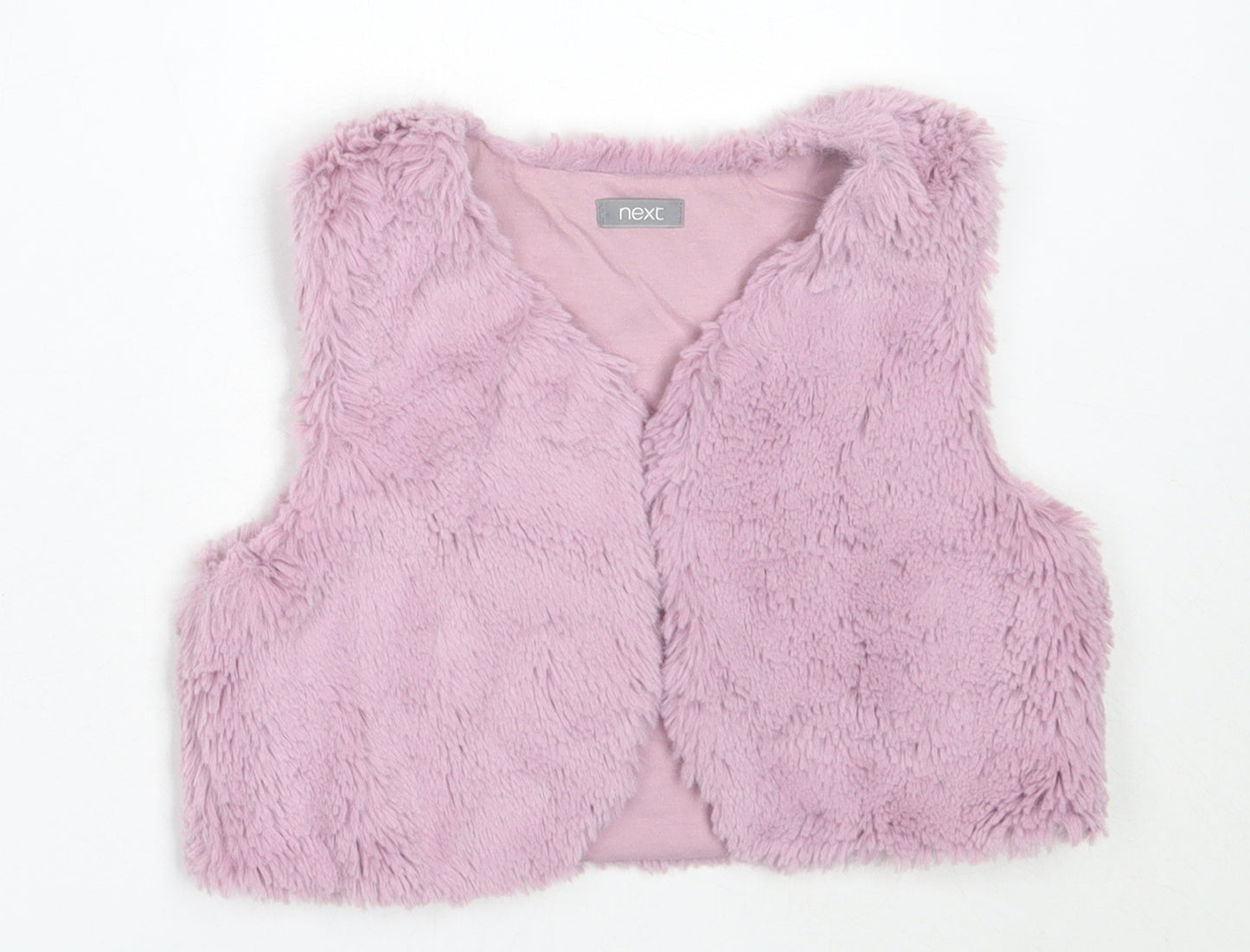 NEXT Girls Purple   Gilet Coat Size 7 Years