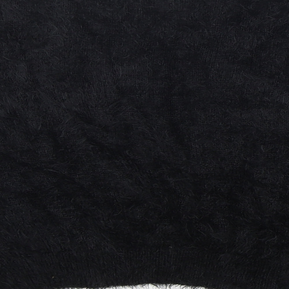 M&S Girls Black   Jacket Coat Size 14 Years