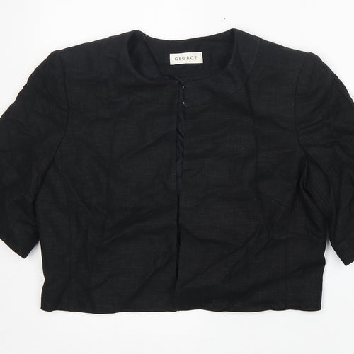 George Womens Black   Jacket Coat Size 12