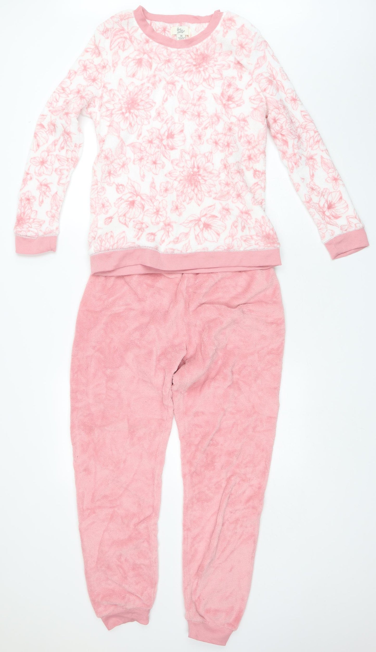 Love to Lounge Womens Multicoloured Floral Polyester Babydoll Lounge Set Size M