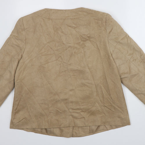 EWM Womens Brown   Jacket Coat Size 18  Button