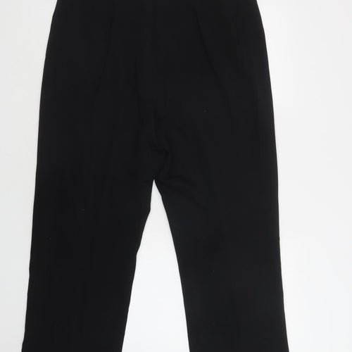 CC Womens Black  Polyester Dress Pants Trousers Size 18 L25 in Regular Button