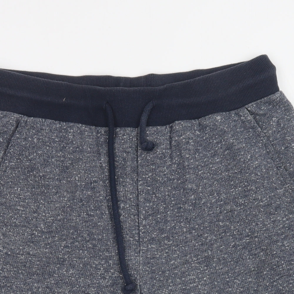 JACK & JONES Mens Blue  Cotton Sweat Shorts Size S L7 in Regular Drawstring