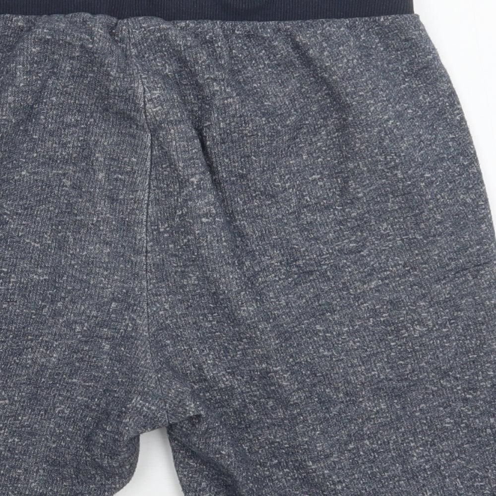 JACK & JONES Mens Blue  Cotton Sweat Shorts Size S L7 in Regular Drawstring