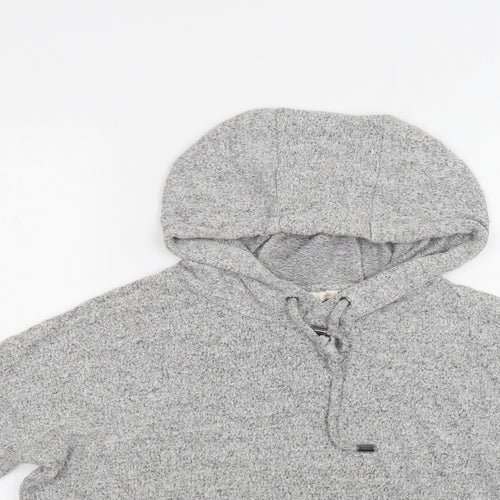 F&F Womens Grey  Viscose Pullover Hoodie Size 10