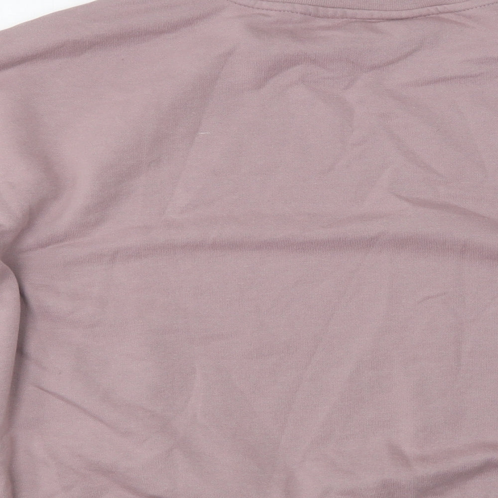 Primark Womens Purple  Cotton Pullover Sweatshirt Size S