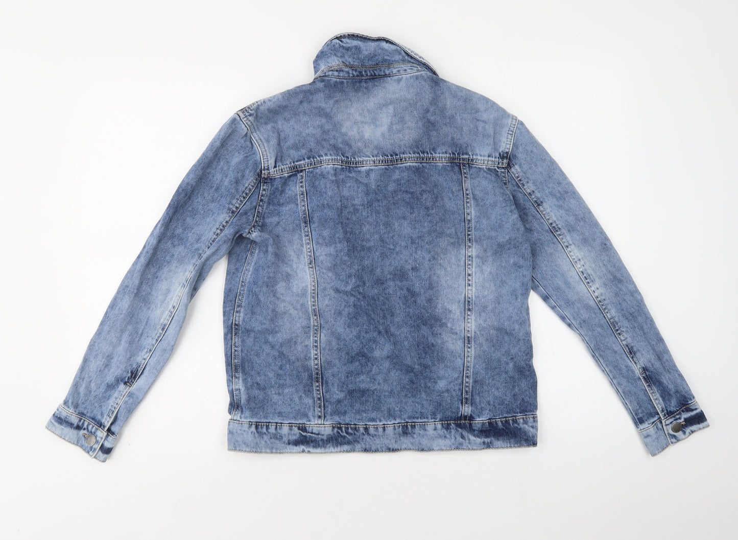 F&F Girls Blue   Jacket  Size 13 Years  Button