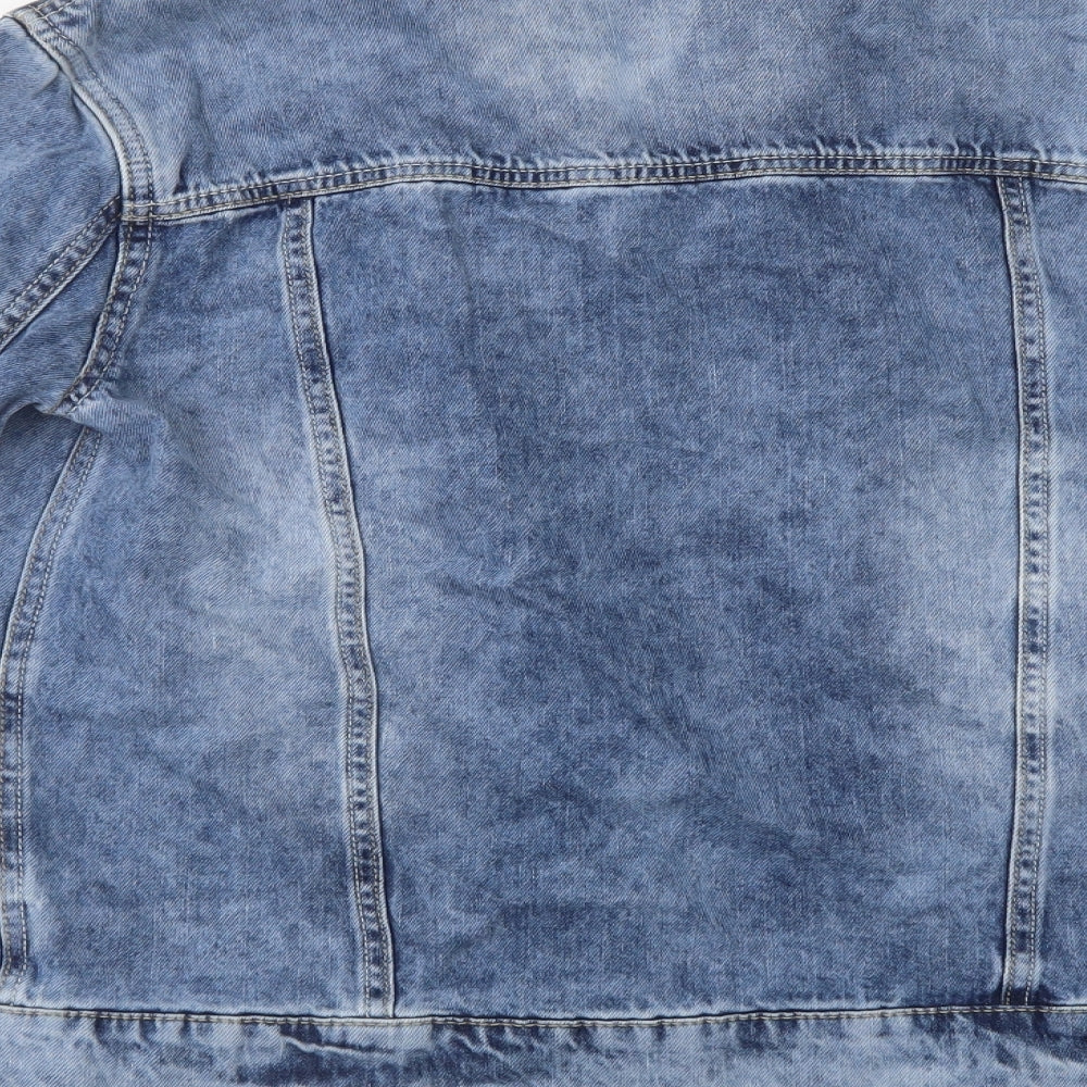 F&F Girls Blue   Jacket  Size 13 Years  Button