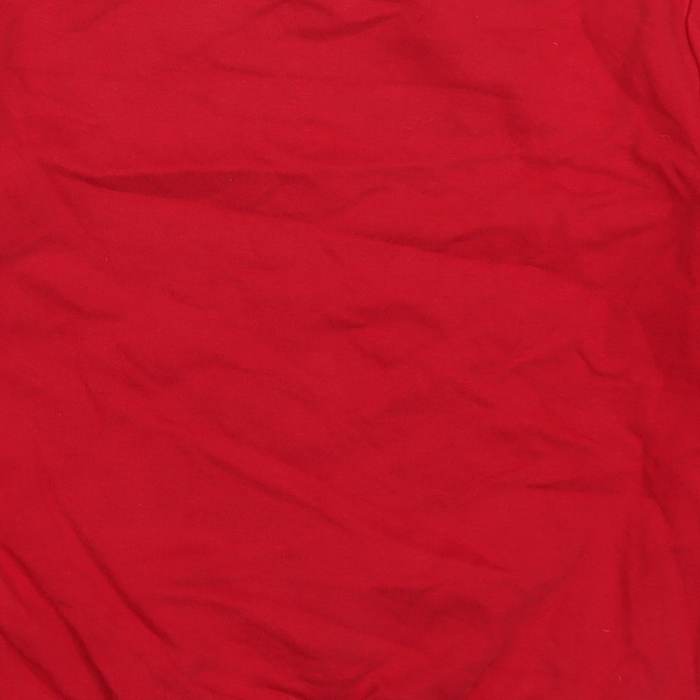 George Boys Red  Cotton Pullover Sweatshirt Size 6-7 Years  Pullover