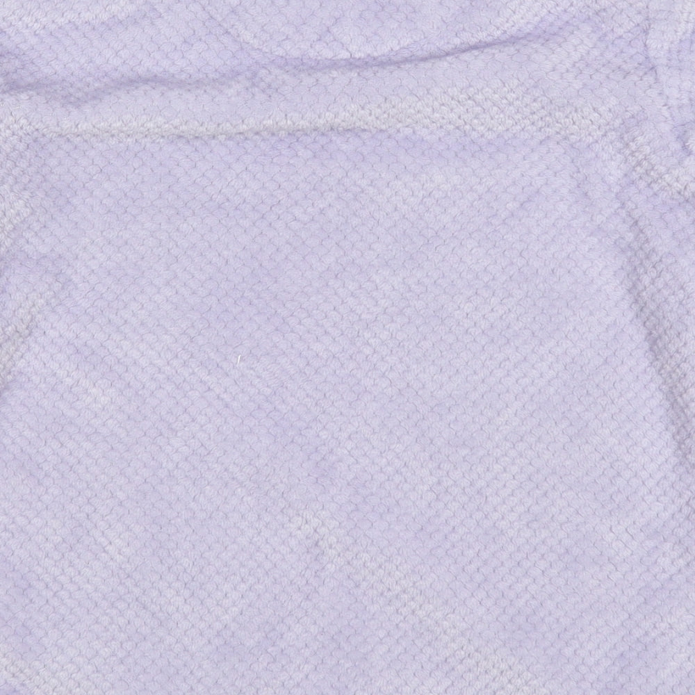 Primark Womens Purple Solid Polyester Top Pyjama Top Size 10