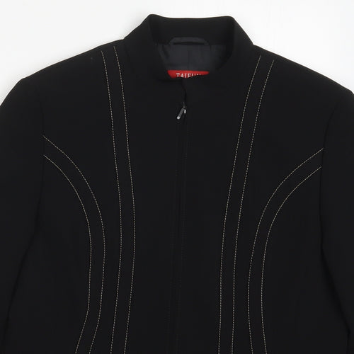 Taifun Womens Black   Jacket  Size 14  Zip