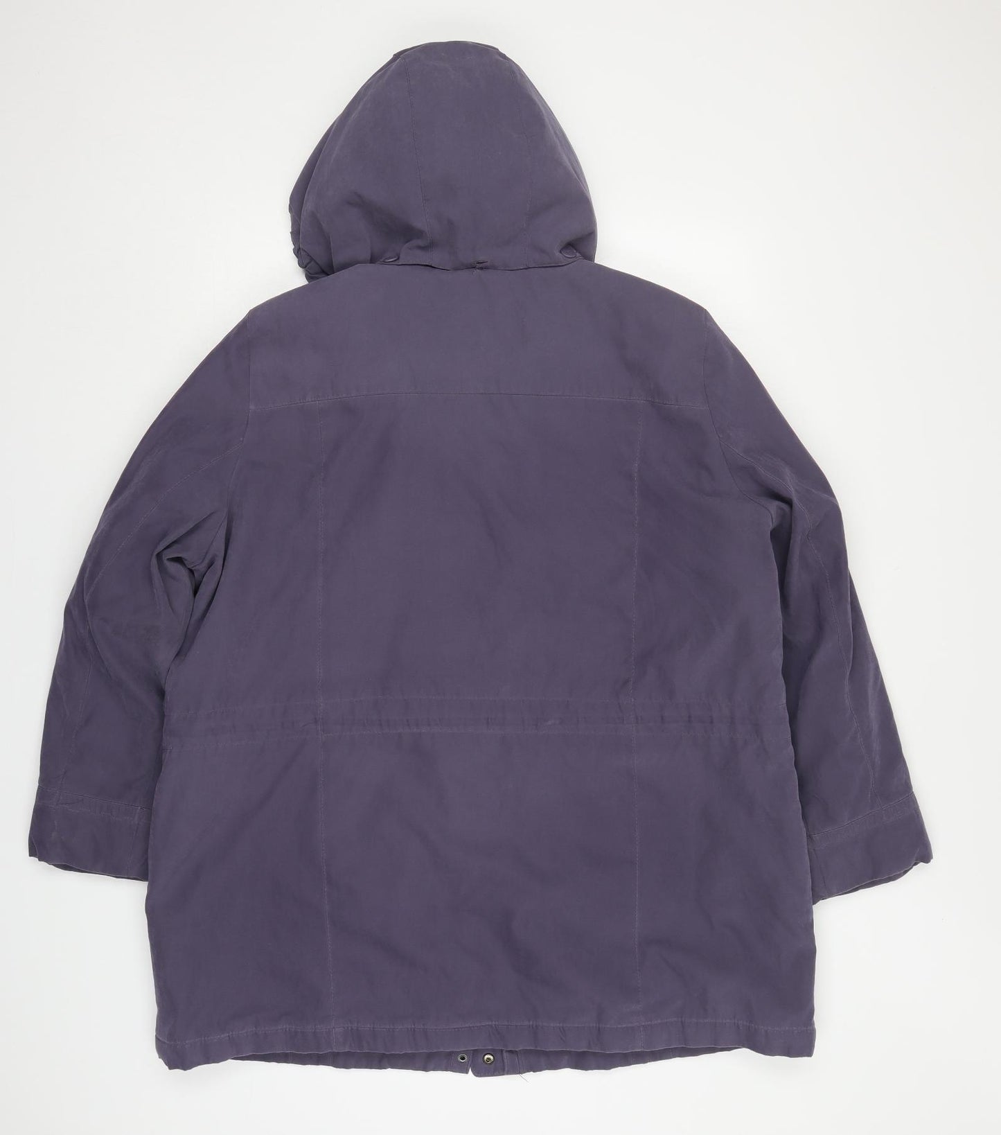 Bonmarché Womens Purple   Jacket Coat Size L  Zip
