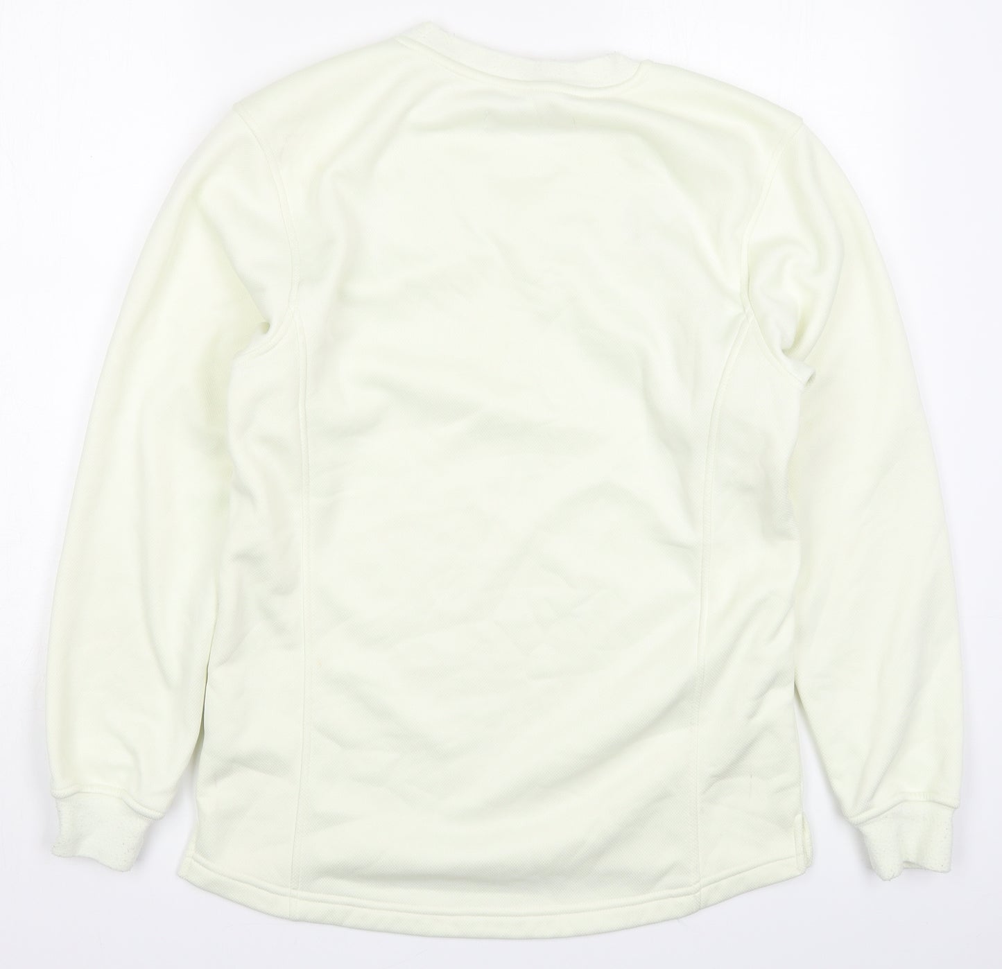 Grey Niccolls Mens Ivory  Polyester Pullover Sweatshirt Size S   - Sacriston