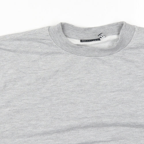 ASOS Womens Grey  Cotton Pullover Sweatshirt Size 8  Pullover