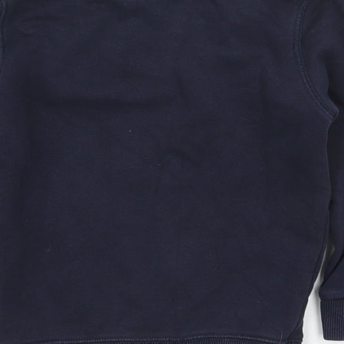 TU Boys Blue  Cotton Pullover Sweatshirt Size 3 Years  Pullover