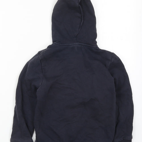 TU Boys Blue  Cotton Full Zip Hoodie Size 6 Years  Zip