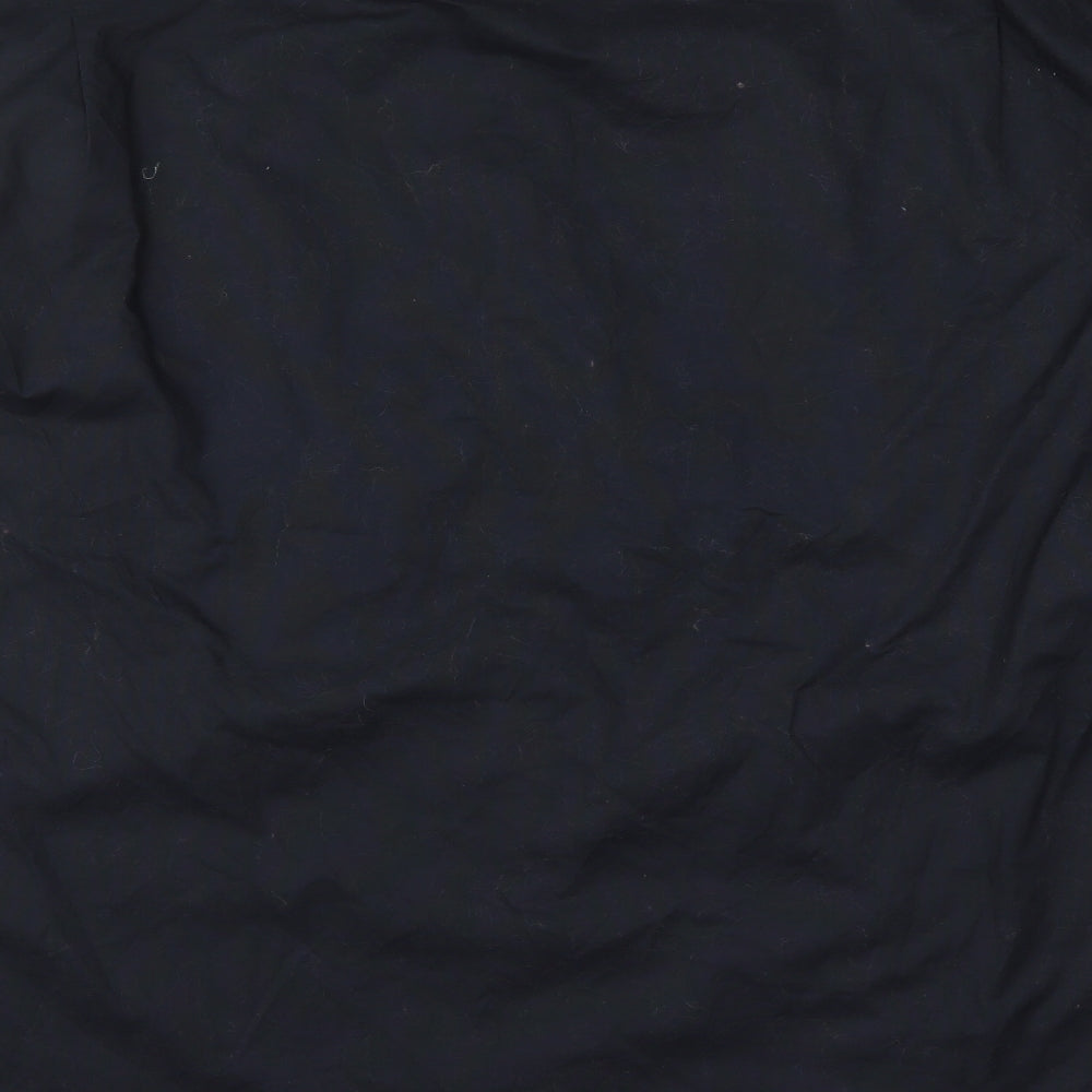 B&C Mens Blue  Polyester  Button-Up Size Big 6X Collared Button