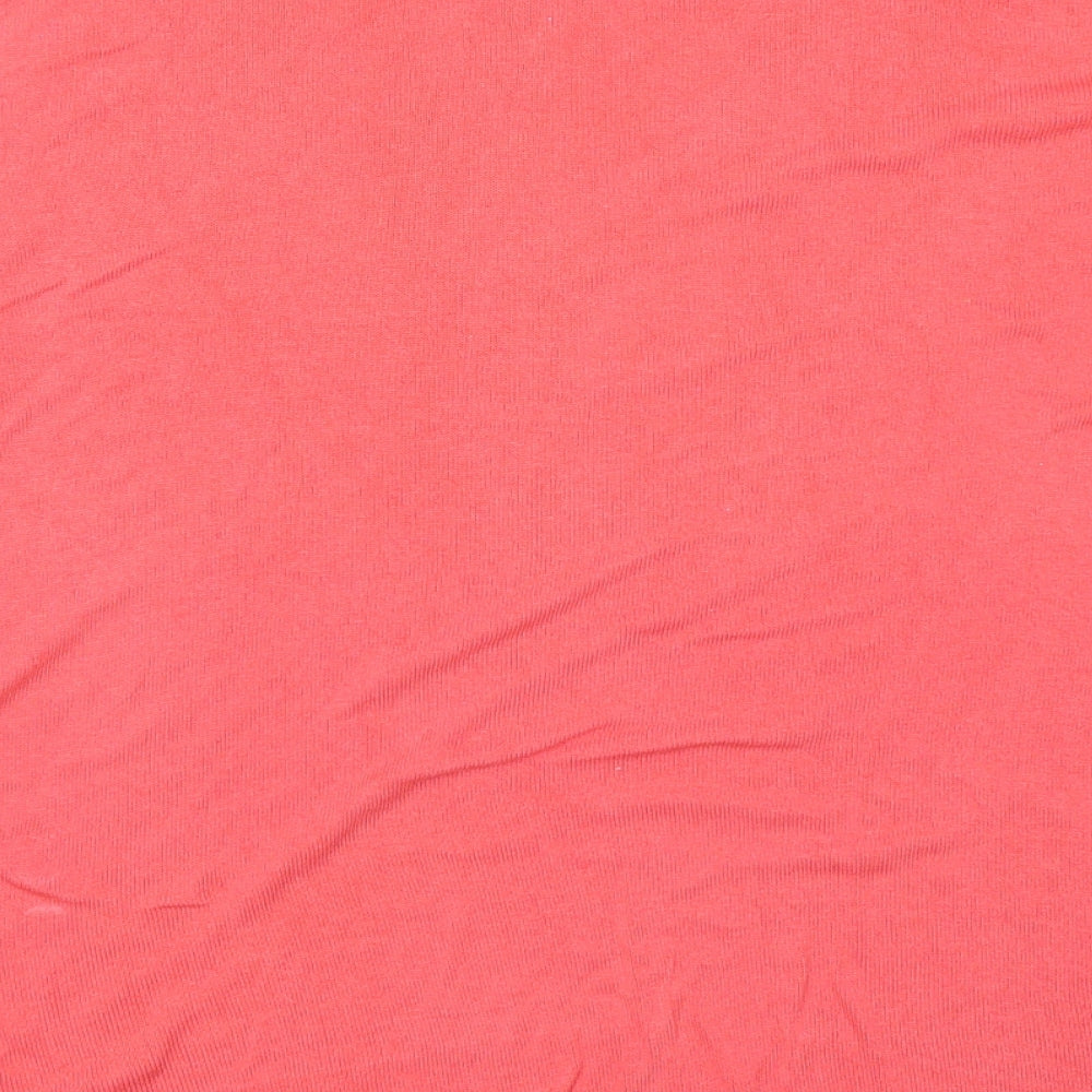 Replay Womens Pink Round Neck  Viscose Pullover Jumper Size M