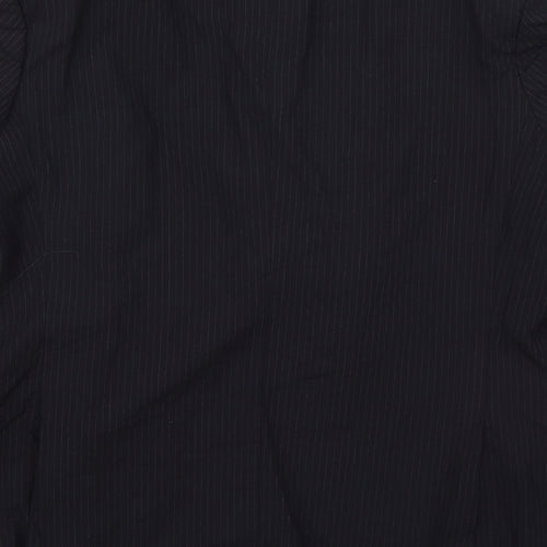 Burton Mens Blue Striped Wool Jacket Suit Jacket Size 46
