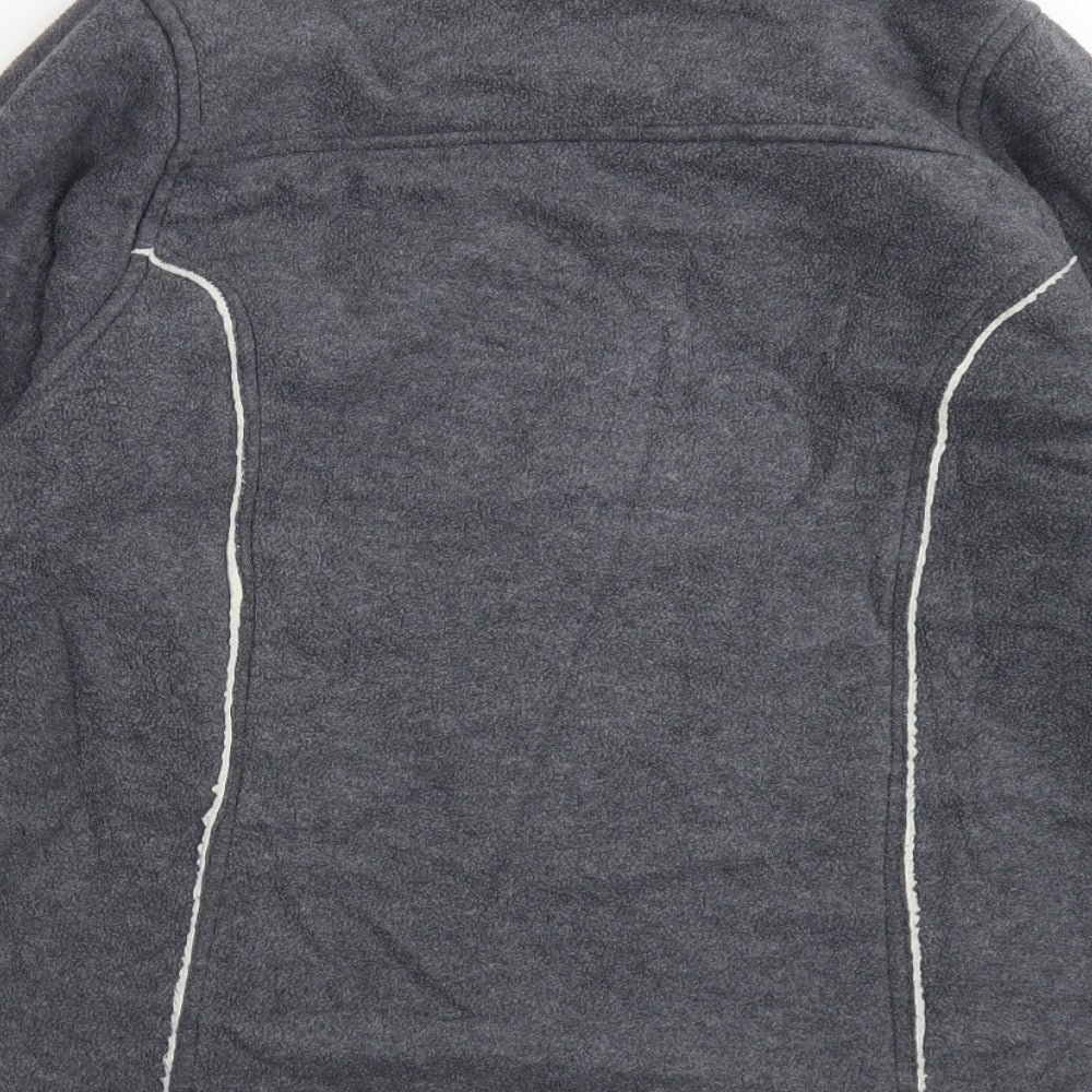 Regatta Womens Grey  Polyester Full Zip Sweatshirt Size 12  Zip