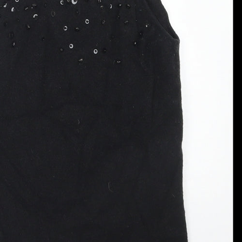 Fenn Wright Manson Womens Grey  Wool Cropped Tank Size S Square Neck