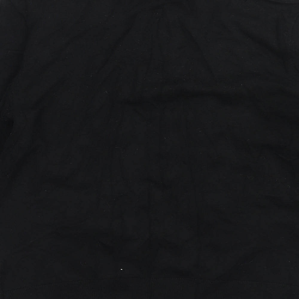 Precis Womens Black Crew Neck  Viscose Pullover Jumper Size S