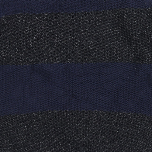 M&S Woman Womens Blue Crew Neck  Cotton Pullover Jumper Size 8