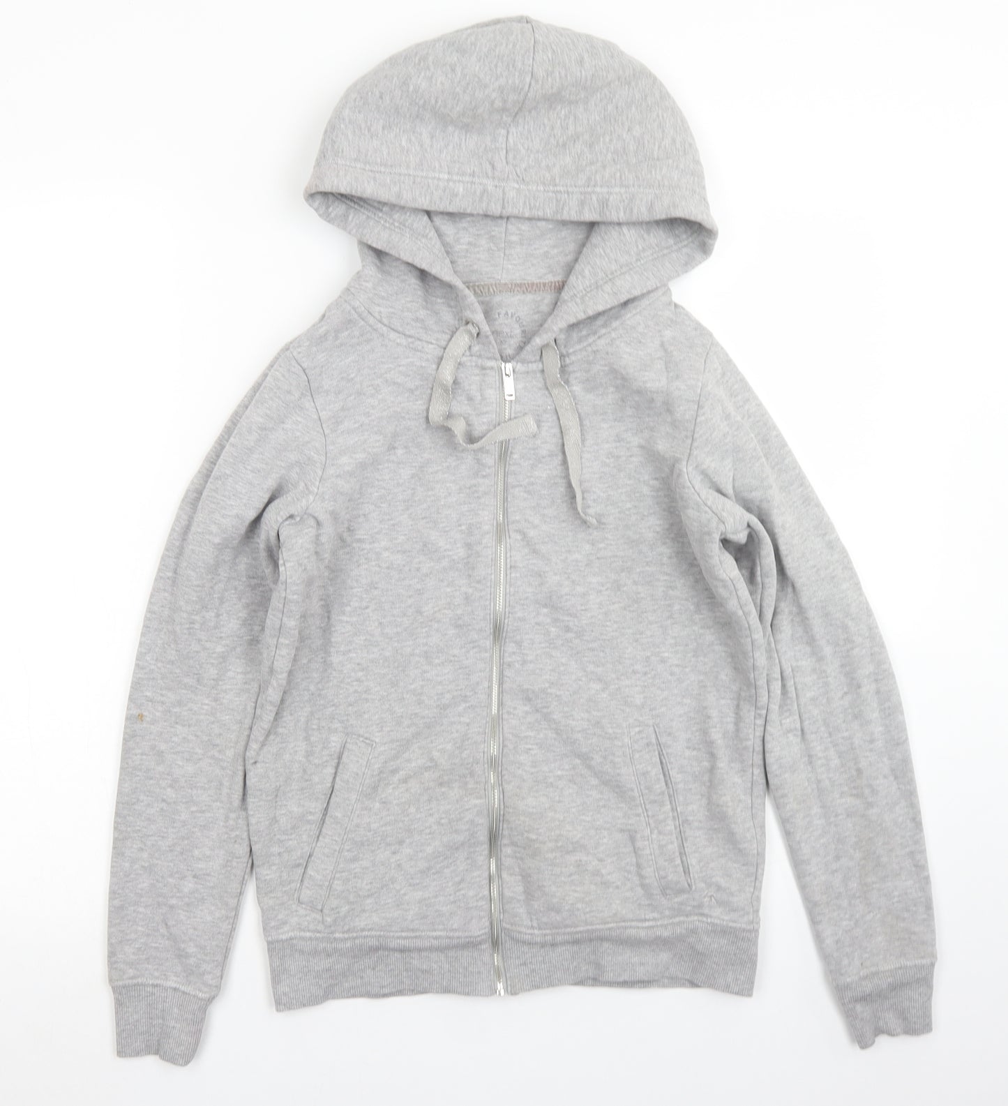 NEXT Womens Grey  Cotton Full Zip Hoodie Size XS  Zip