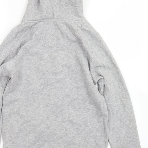 NEXT Womens Grey  Cotton Full Zip Hoodie Size XS  Zip