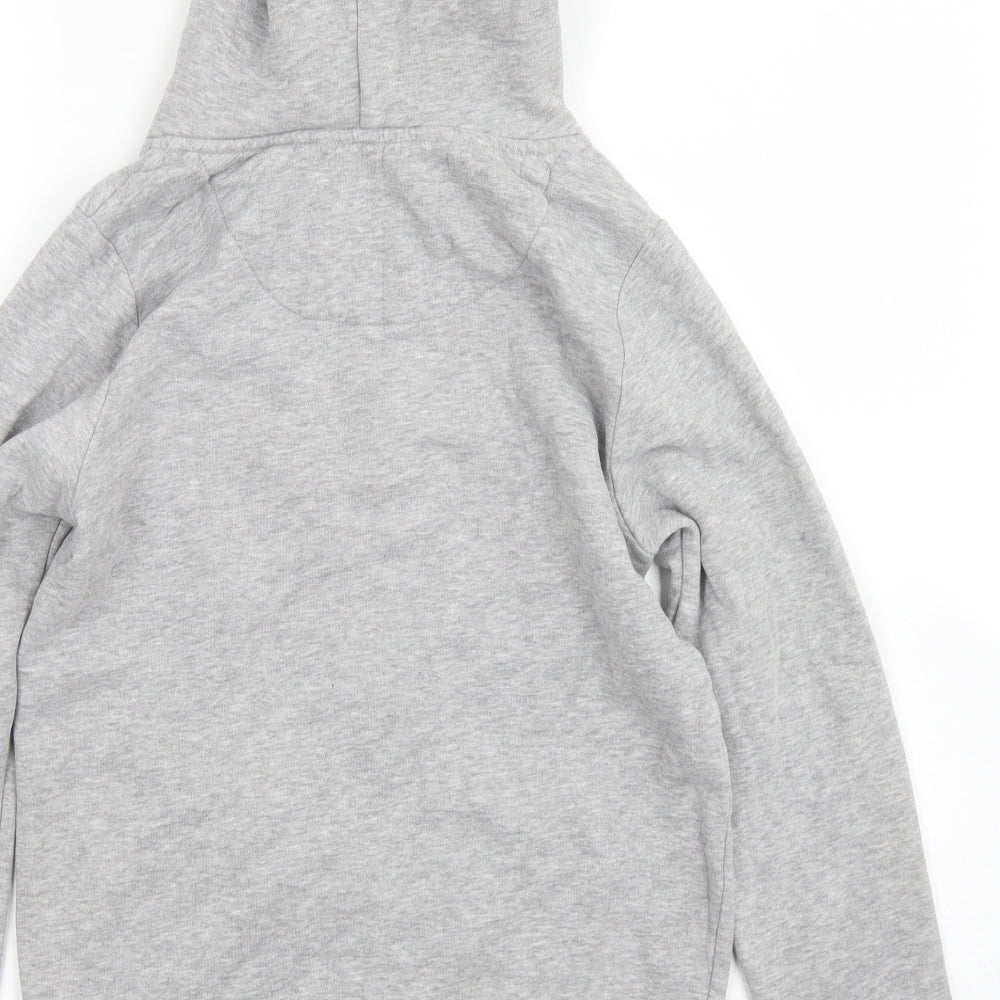 NEXT Womens Grey  Cotton Full Zip Hoodie Size XS  Zip