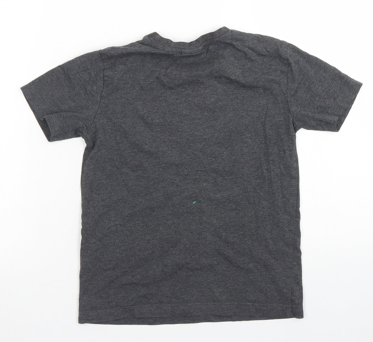 NEXT Boys Grey  Cotton Basic T-Shirt Size 5 Years Crew Neck  - Justice League, Reversible sequins