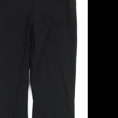 NEXT Womens Black  Polyester Dress Pants Trousers Size 14 L28 in Regular Hook & Eye