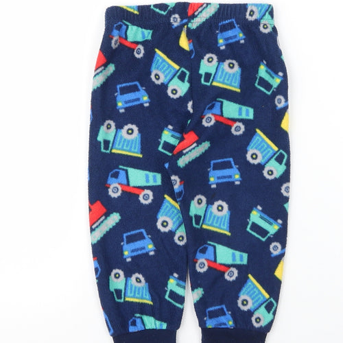 Primark Baby Blue Solid Polyester Chemise Pyjama Pants Size 12-18 Months
