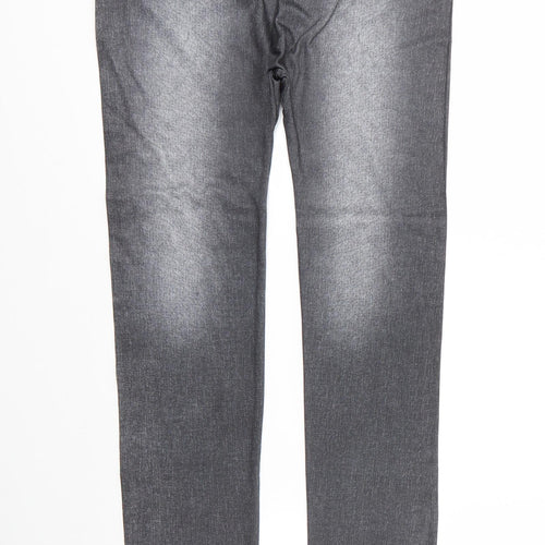 Jegging Womens Grey  Polyester Carrot Leggings Size 2XL L29 in